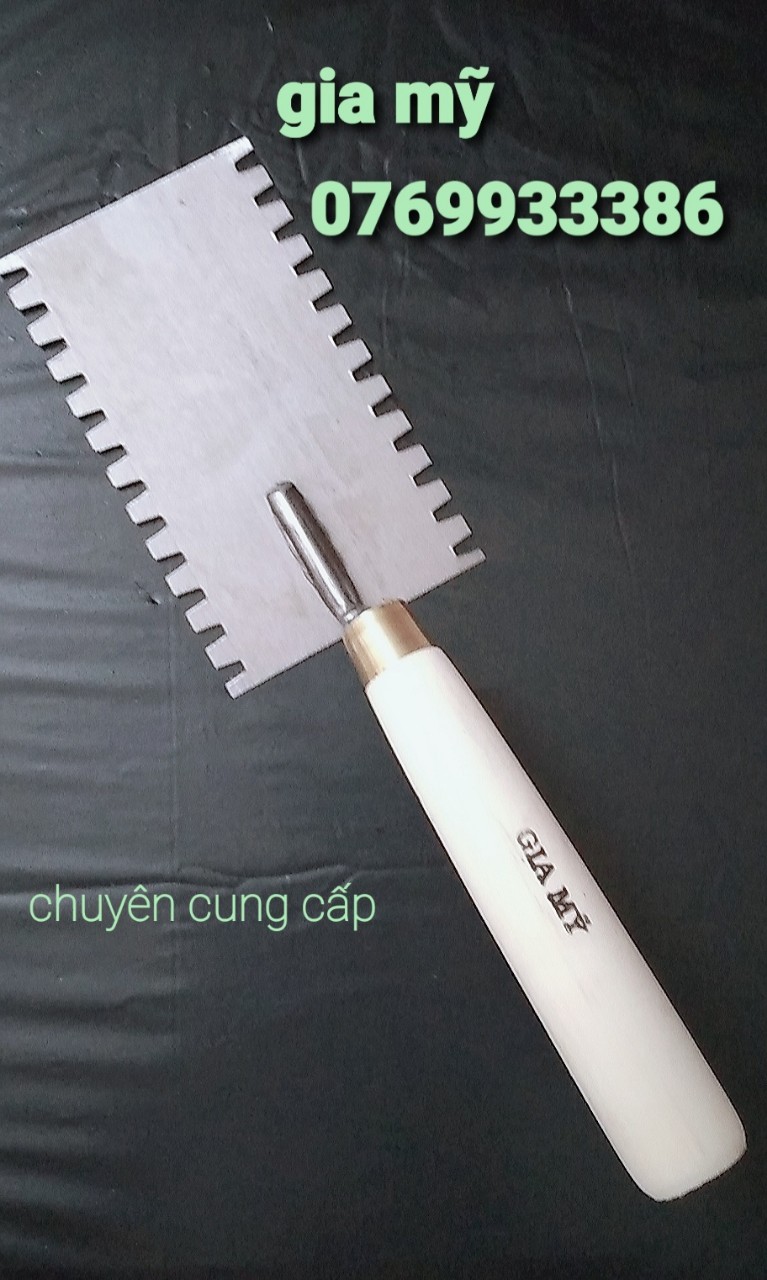 Bay Xây Tô Lưỡi Thép 9x16,5cm Tạo Rãnh Răng Cưa Vuông .Răng 2 trái phải.GIA MỸ