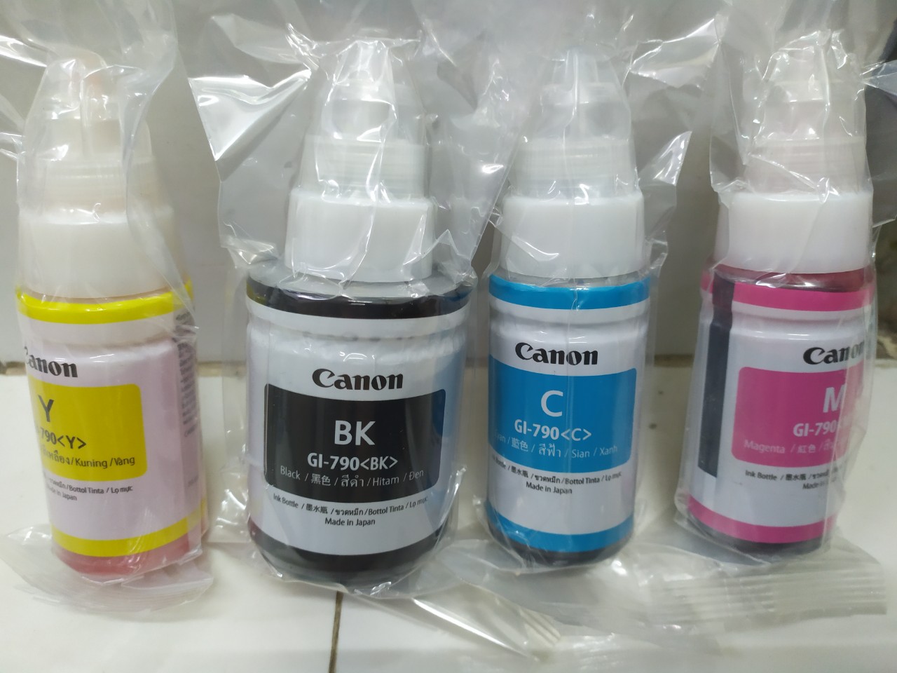 Mực màu máy in Canon G1010, G2010, G3010,G4010- hàng bóc máy