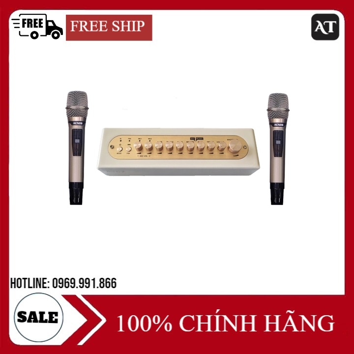 Micro Acnos Mi30s (Dùng cho tất cả các dòng bluetooth, loa soundbar, dùng được trên oto, loa kéo vv... Hàng chính hãng)