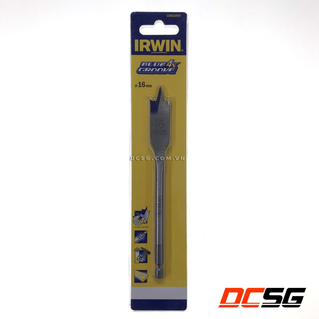 Mũi khoan gỗ đuôi cá 16mm irwin 10502809