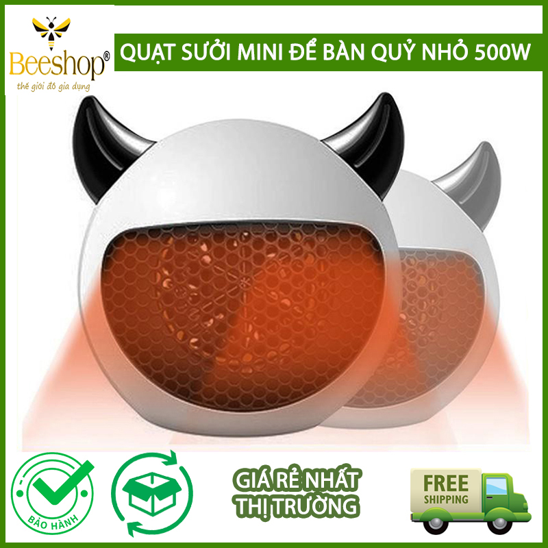 Máy sưởi ấm mùa đông mini 500w, máy sưởi để bàn mini sửa dụng trong văn phòng và gia đình, đèn sưởi nhỏ gọn, tiết kiệm điện năng, chống cháy bỏng cực kì an toàn,có thể mang đi mọi nơi bạn cần
