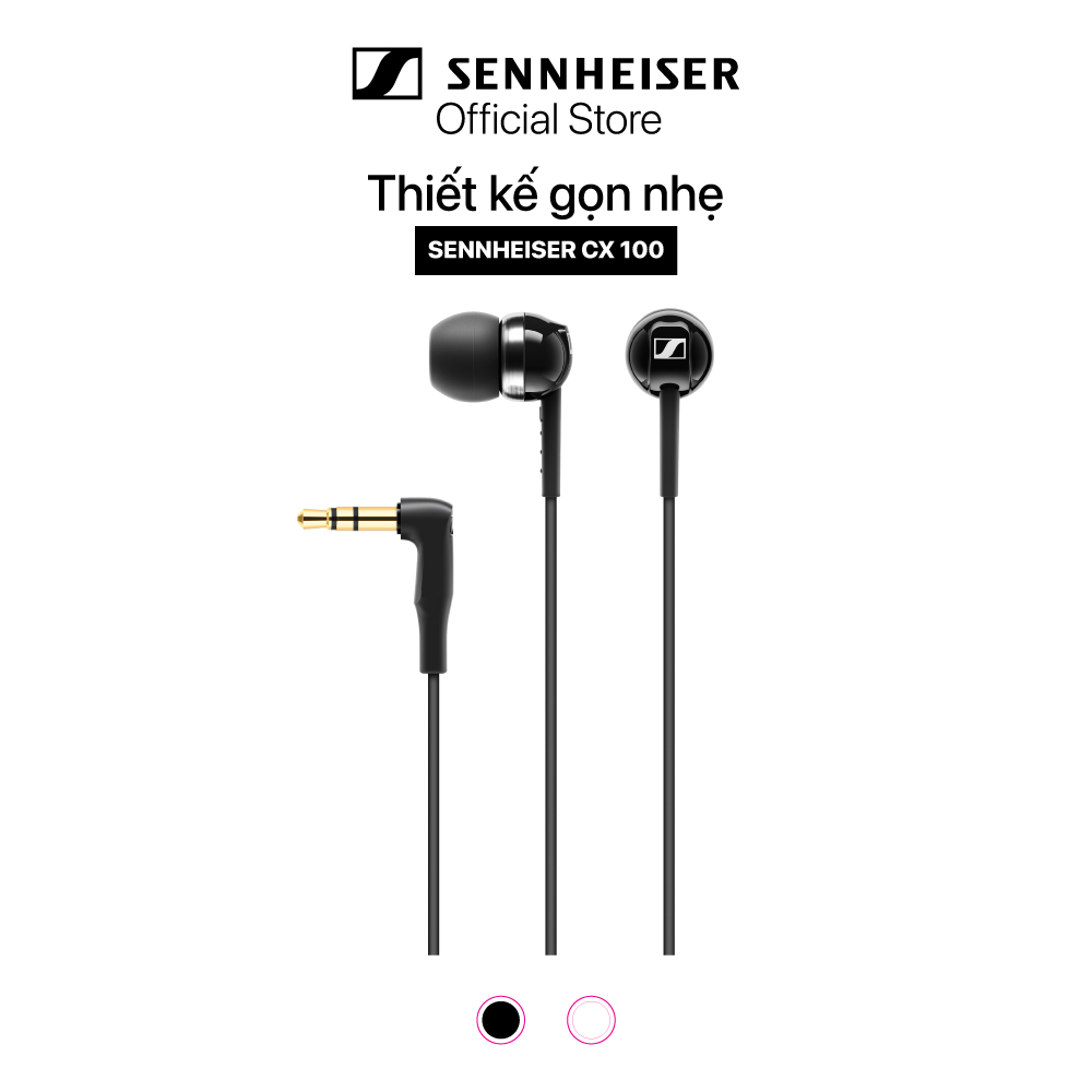 Tai nghe sennheiser cx 100 black - bảo hành chính hãng 2 năm