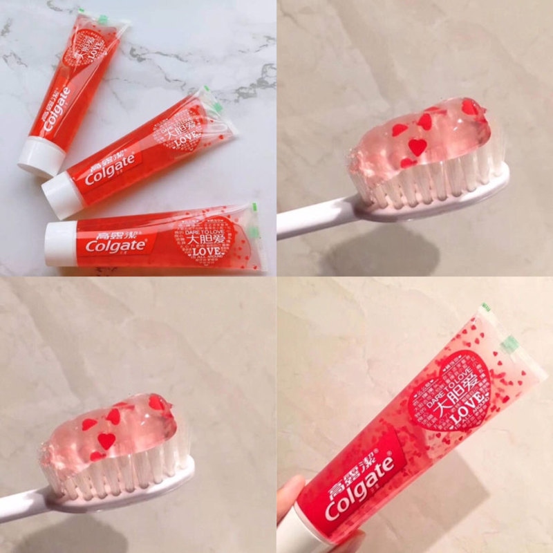 Colgate Bold Love Love Toothpaste Gift Box Wedding Couple Set Go Yellow Whitening Fresh Tone Christmas Tree
