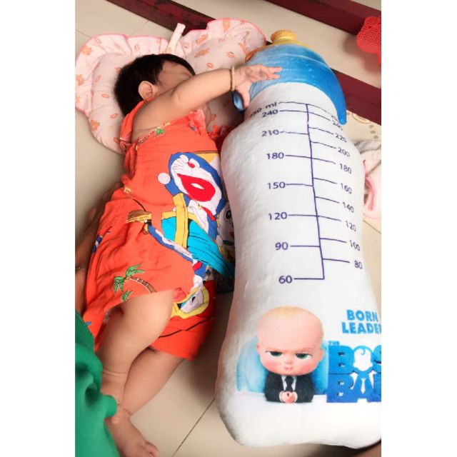 GỐI ÔM BÌNH SỮA BABY BOSS (70cm) GỐI ÔM HÌNH BÌNH SỮA