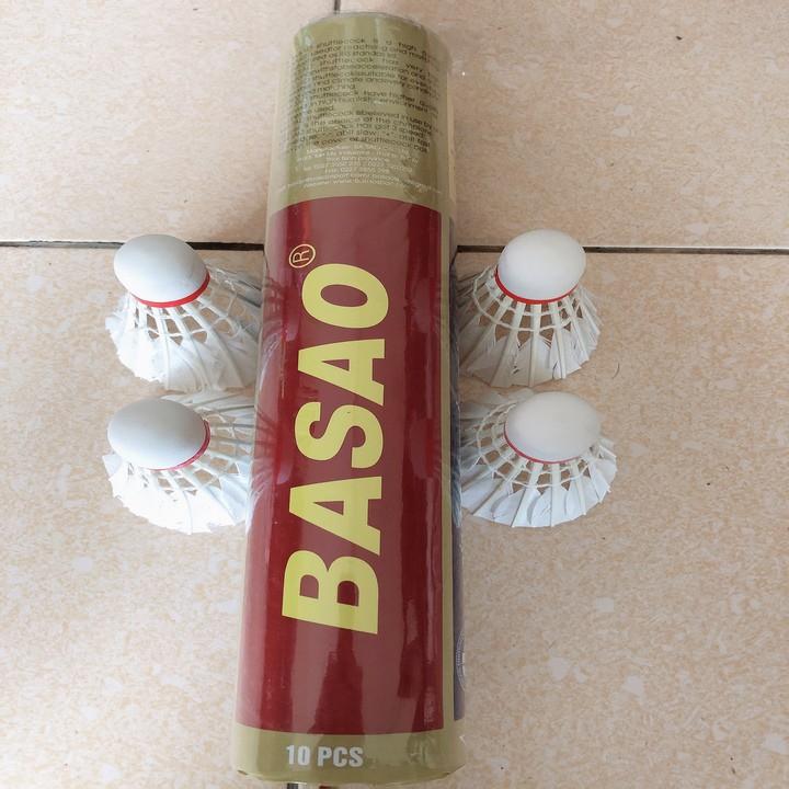 Cầu lông Basao 10 quả/ống hàng đẹp