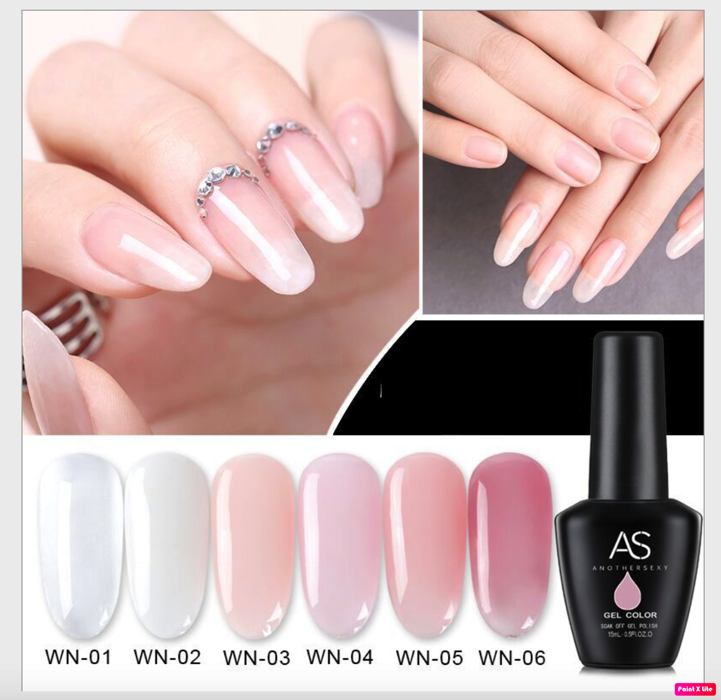 Sơn gel nối móng as 15ml mã wn