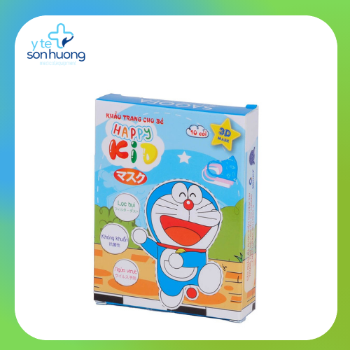 Khẩu trang trẻ em Happy Kids Hộp 10 cái