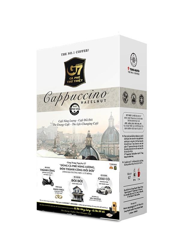 Combo 6 Hộp x 12 gói cà phê G7 Capuchino hazelnut