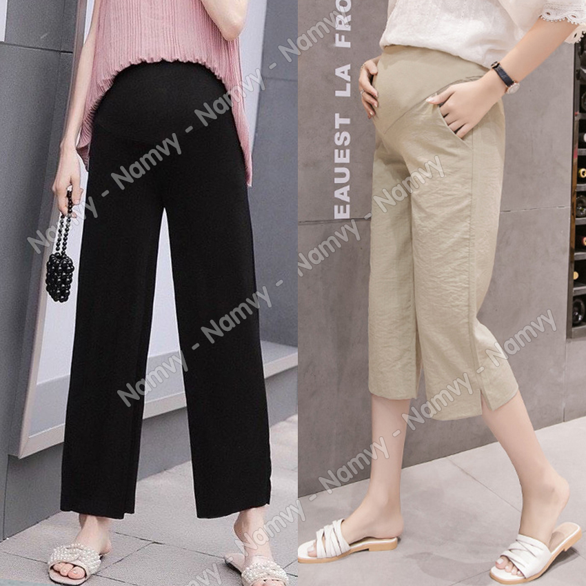 Quần bầu ống rộng đẹp mát mặc nhà, đi chơi
