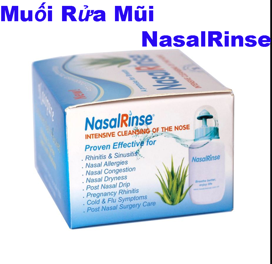 Muối Rửa Mũi NasalRinse Cho Trẻ Em Và Người Lớn