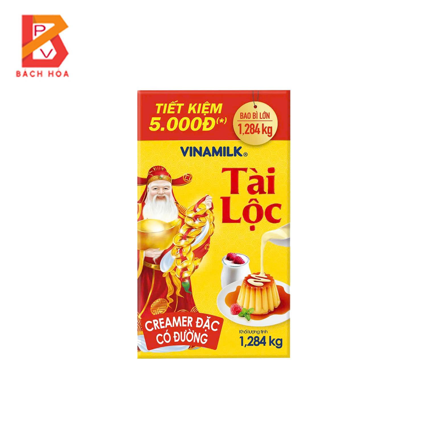 HỘP Sữa đặc có đường Vinamilk Tài Lộc hộp giấy 1284g   - BÁCH HÓA PHÚC VINH