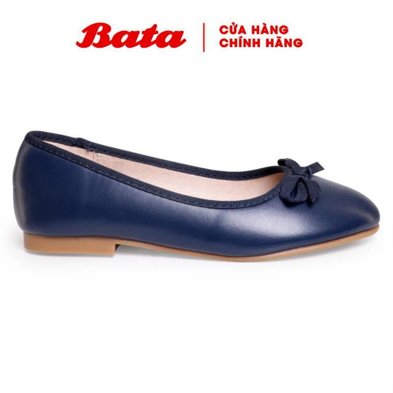 Giày búp bê bé gái bata 351-9011 xanh dương