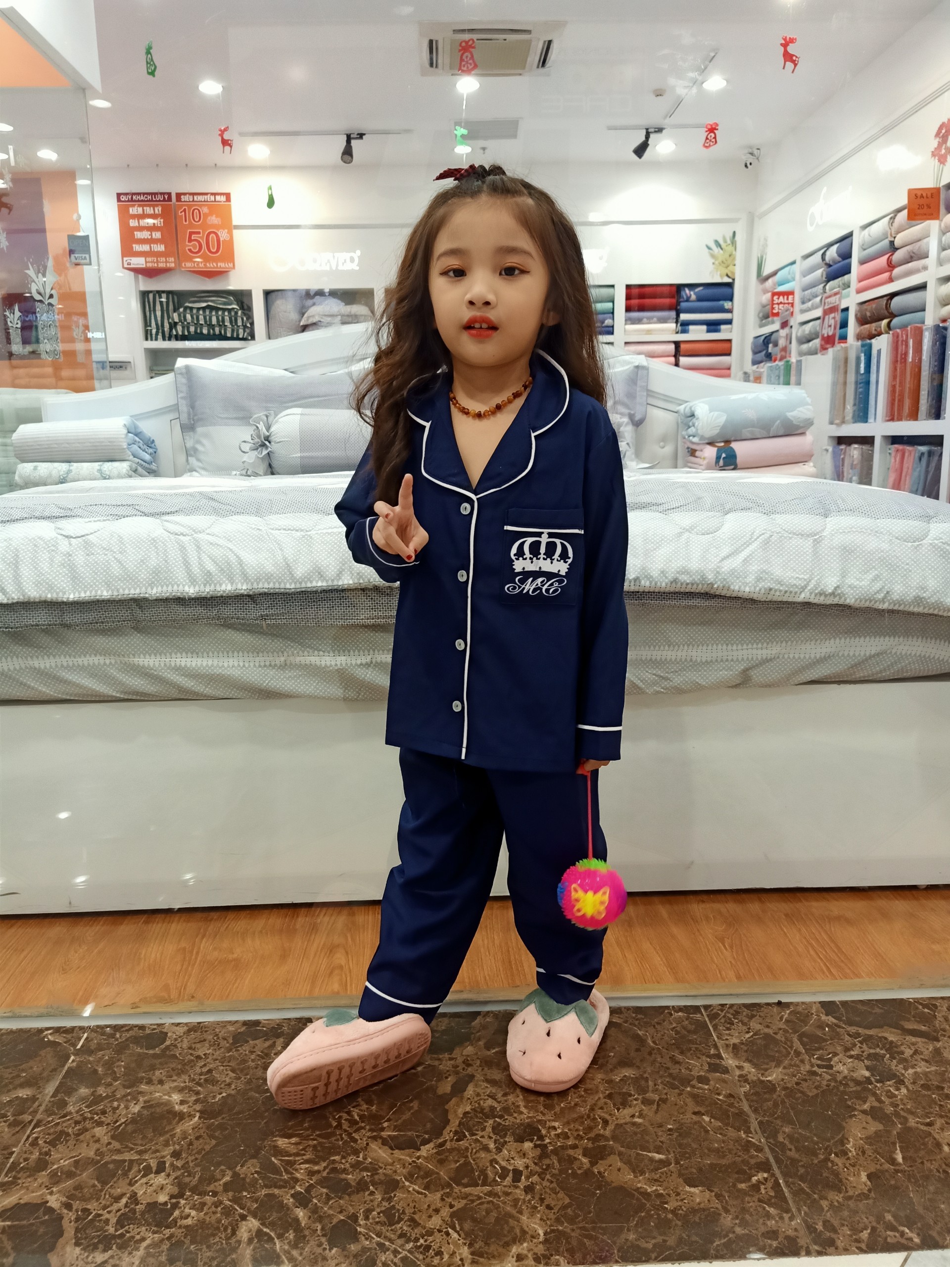 Đồ bộ PIJAMA bé gái bé trai mặc nhà chất vải dày dặn họa tiết hình thời trang CAO CẤP 205