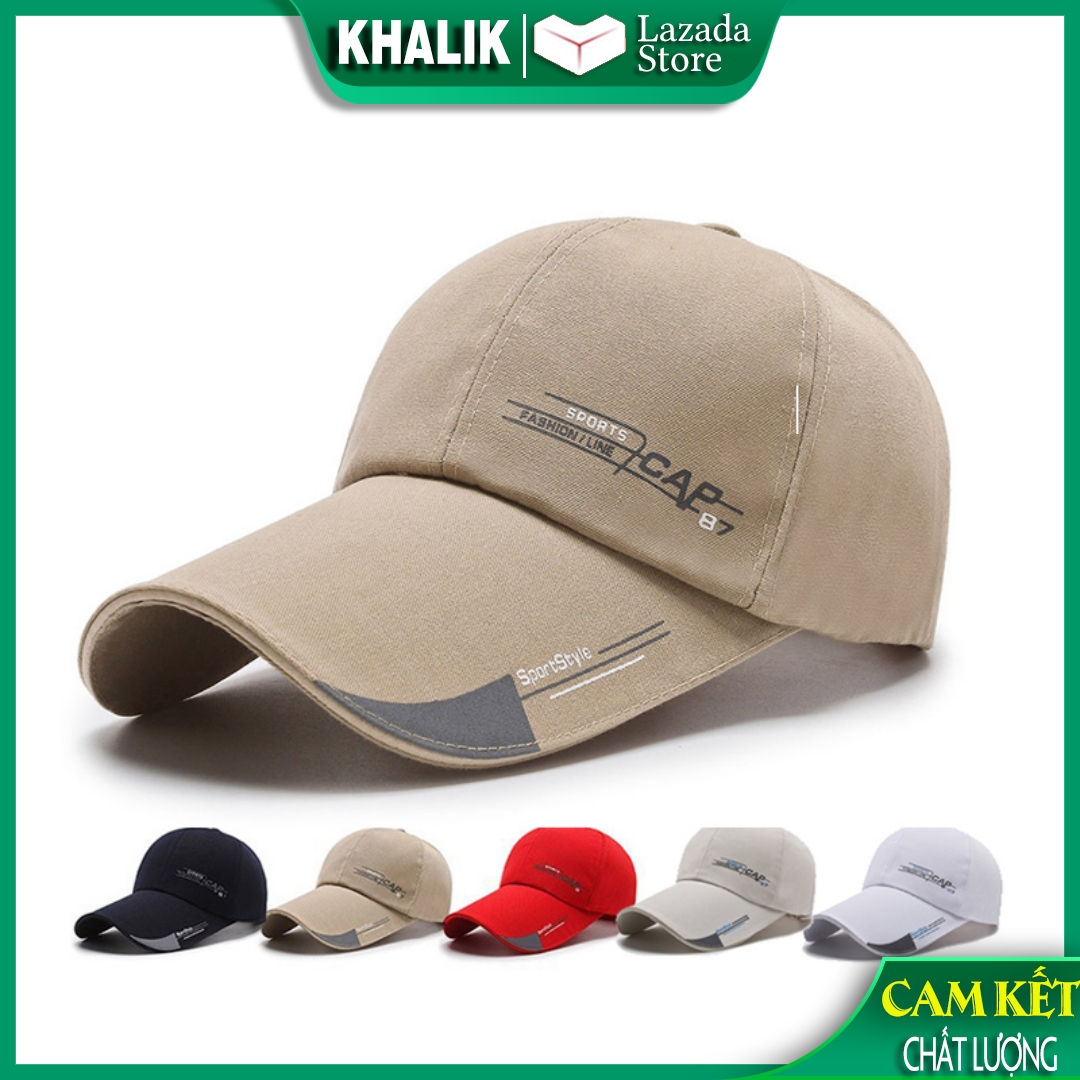 Nón lưỡi trai mua hè, Mũ nón kết nam nữ lưỡi chai CAP son cao cấp - Nón sơn KHALIK thời trang