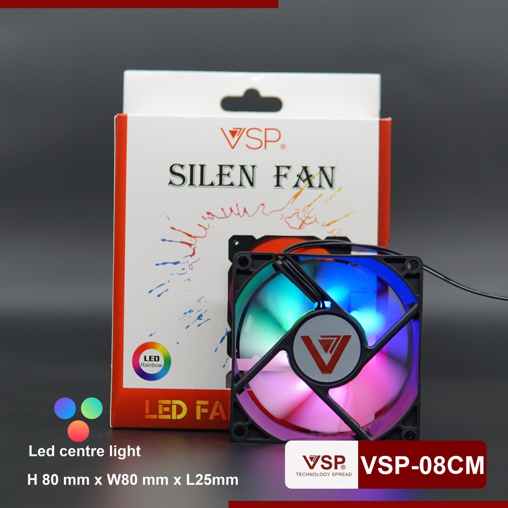 Fan case v-08cm led