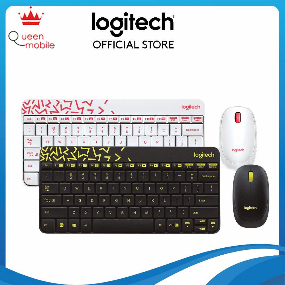 Bộ bàn phím chuột không dây Logitech MK240 Nano-Không dây 2.4Ghz