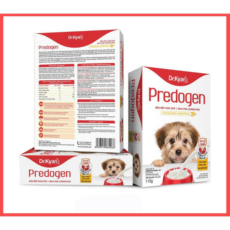 Sữa bột predogen cho chó hộp 110g