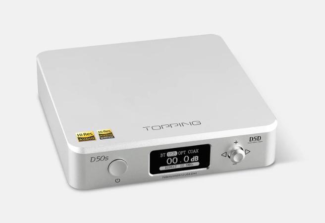 Dac topping d50s 2xes9038q2m 32bit dsd512 bluetooth _ tặng ngay 299k