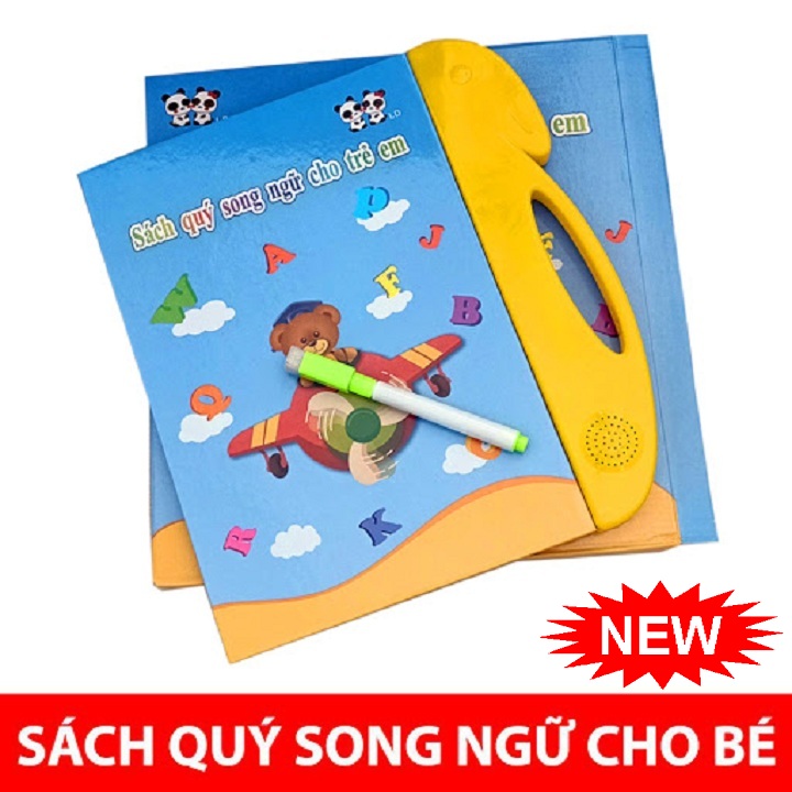 Sách Nói Điện Tử Song Ngữ Anh Việt cho Trẻ Em Học Tiếng Anh Toán Tiếng