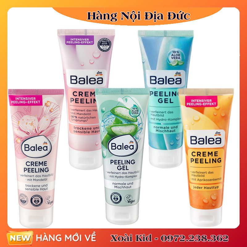 Tẩy da chết mặt Balea 75ml