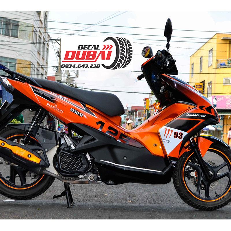 Tem Trùm Airblade Cam Đen Sang Chảnh