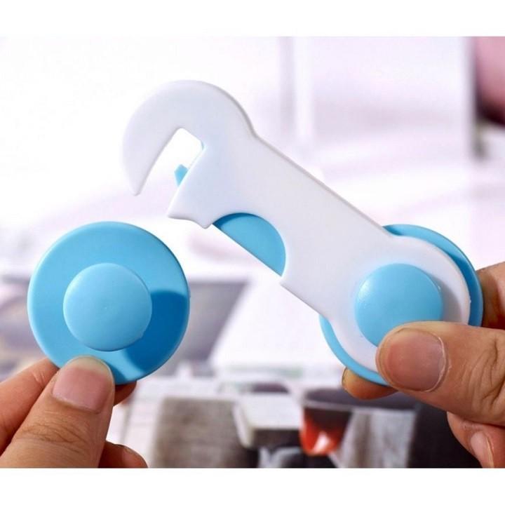 Khóa gài tủ lạnh tủ đồ đa năng - Khóa gài tủ lạnh - Khóa trẻ em bảo vệ tủ lạnh - Khóa gài đa năng - H5vrg001