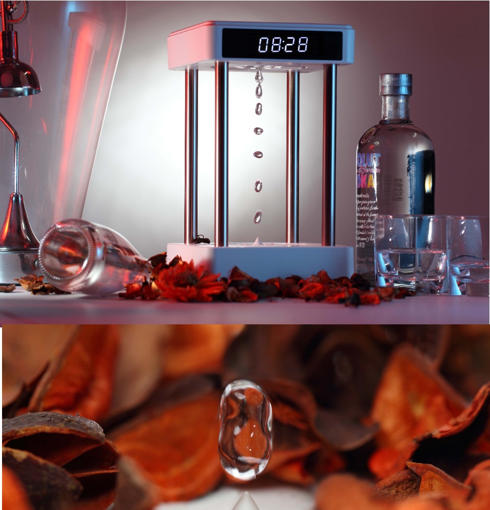 [HCM][ MÓN QUÀ ĐỘC ĐÁO ] Đồng Hồ Giọt Nước Không Trọng Lực 3 In 1  Làm Sạch Và Tạo Ẩm Không Khí Với Công Nghệ Giọt Nước Chảy Ngược Loại Bỏ Formaldehyde Tiêu Cực  Trang Trí Không Gian Theo Dõi thời Gian Giúp Giảm Căng Thẳng