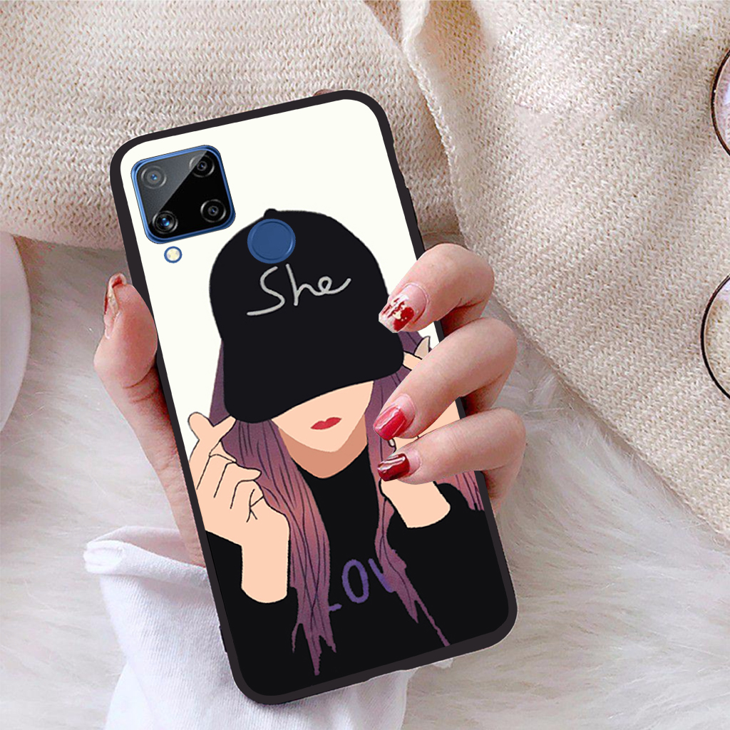 [HCM]Ốp lưng Realme C15 viền dẻo TPU BST Ốp đôi