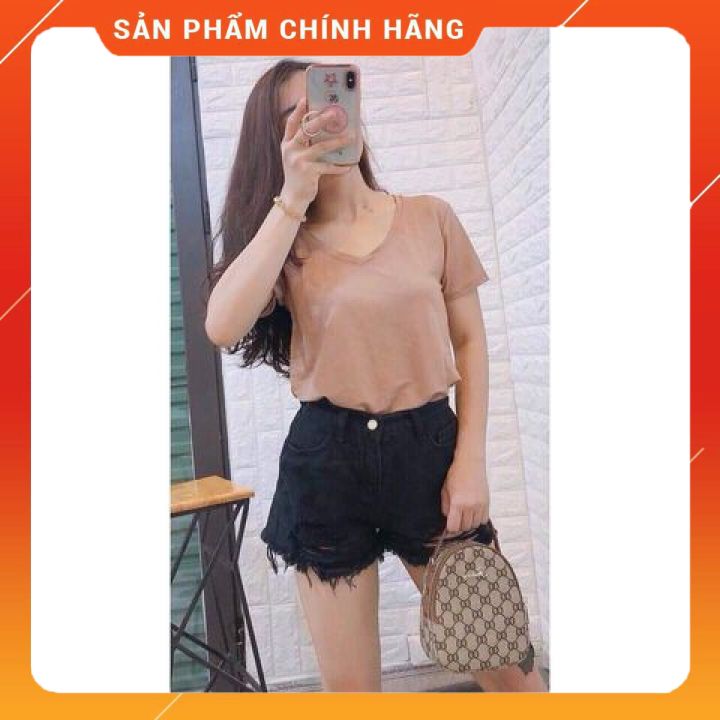Áo Thun GAP Cổ Tim Siêu Hot FREE SIZE 40 - 65KG