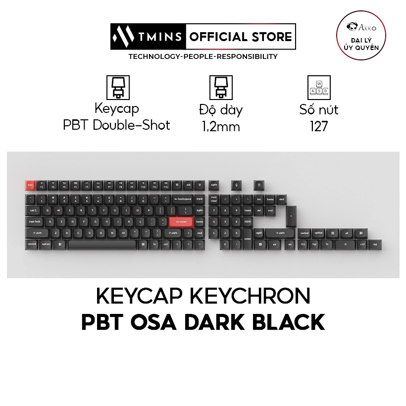 Set keycap Keychron PBT Double Shot OSA Profile
