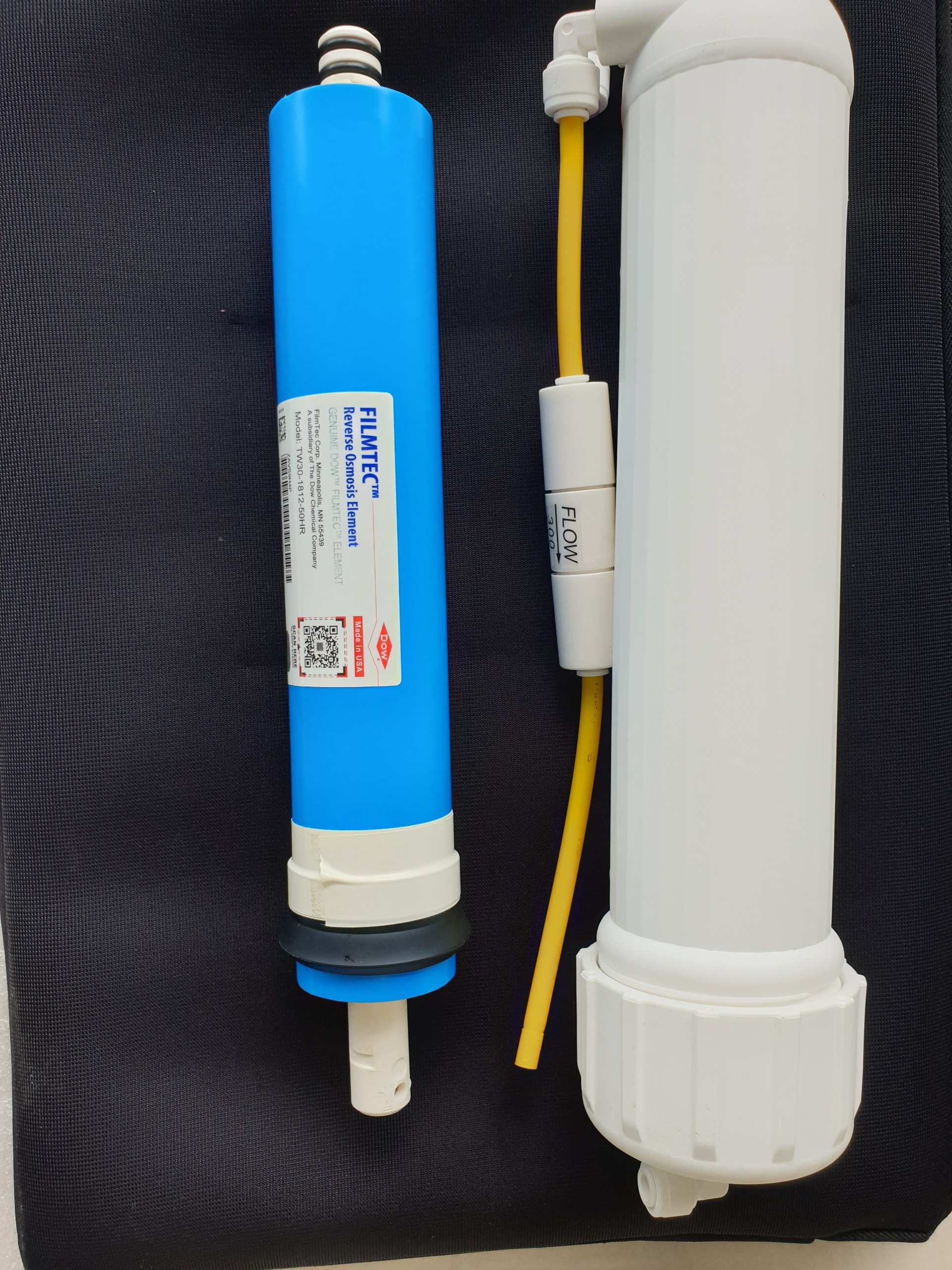 Bộ vỏ màng - Lõi lọc thẩm thấu ngược - Lõi lọc R.O Dow - USA (1 bộ đầy đủ như hình)