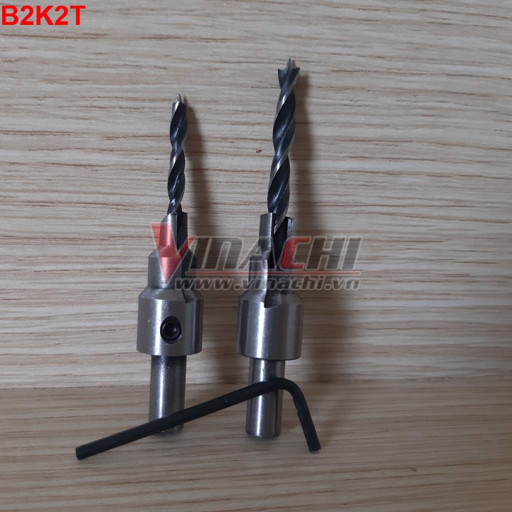 Bộ 2 mũi khoan âm vít 2 tầng - khoan âm bắt vít chìm