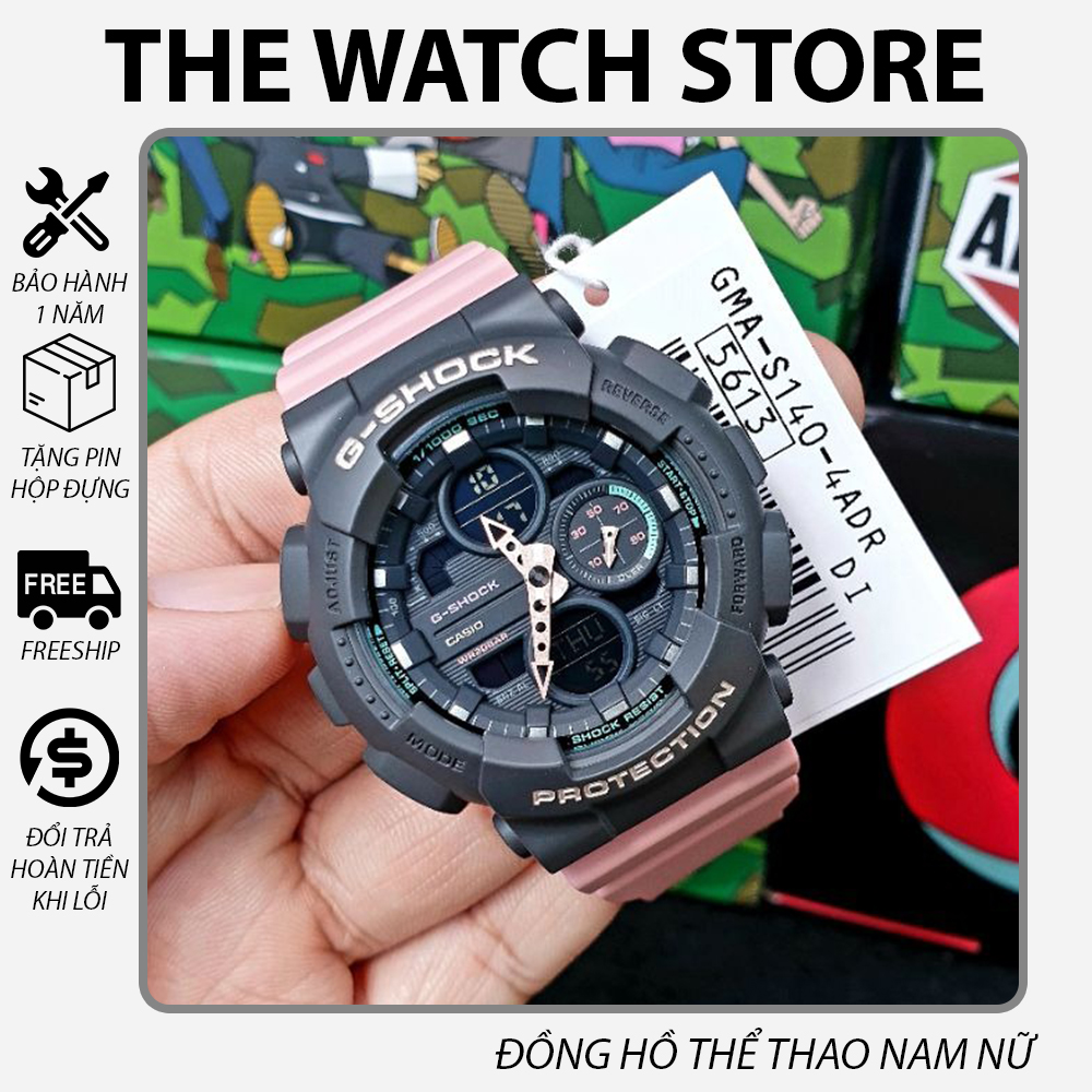 Đồng hồ nữ Casio G-Shock GMA-S140 - Chống nước 200M,Tặng kèm pin dự phòng, Bảo hành 12 tháng  
