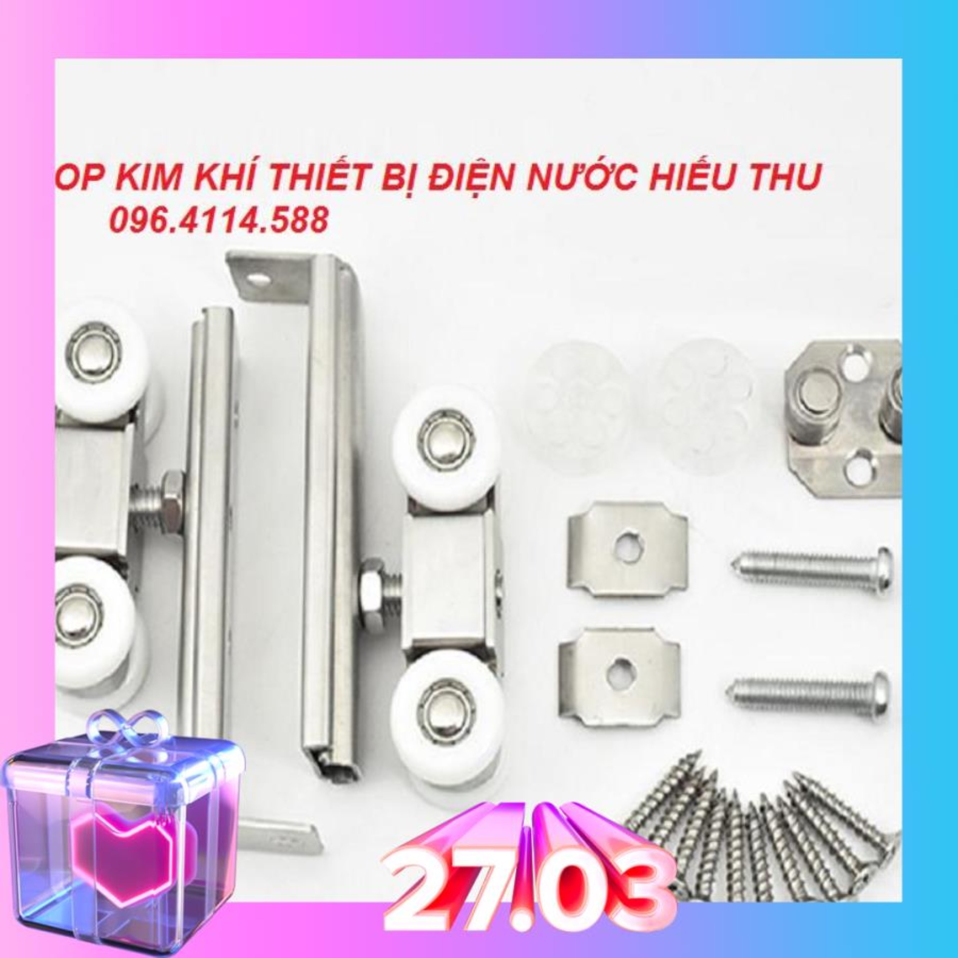 Con trượt cửa lùa 4 bánh-bi treo cửa lùa bánh xe treo cửa lùa,vòng bi treo cửa
