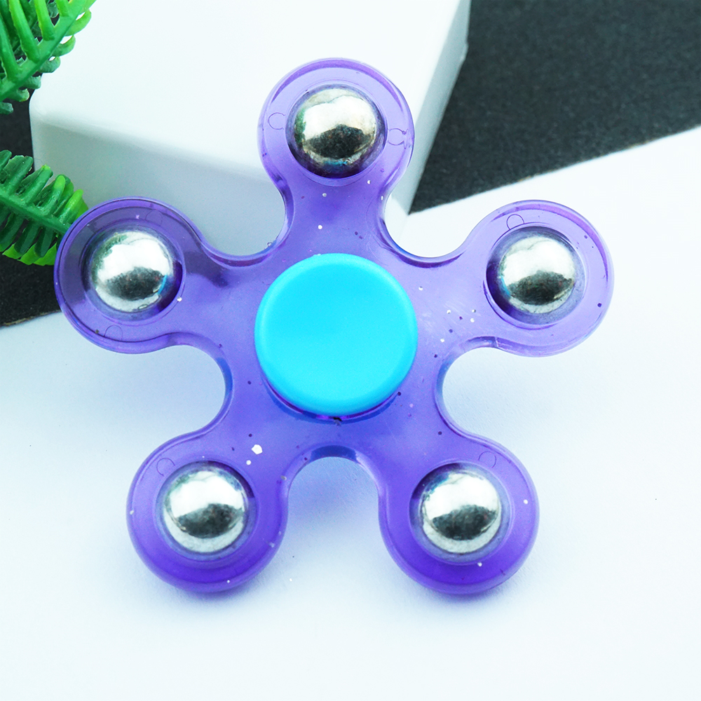 Đồ chơi con xoay tròn hand fidget spinner 5 cạnh 60-90 giây legaxi hs54