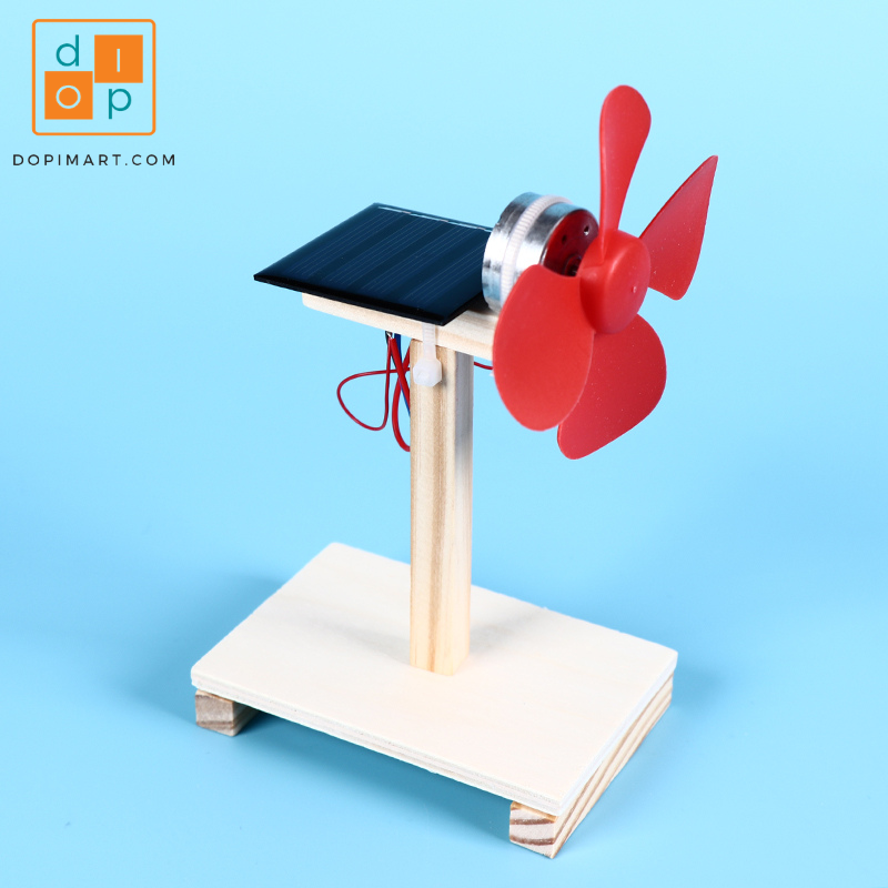 Quạt năng lượng mặt trời bằng gỗ tự làm diy - đồ chơi giáo dục thí nghiệm khoa học thông minh - phát minh sáng tạo khoa học nhỏ cho trẻ