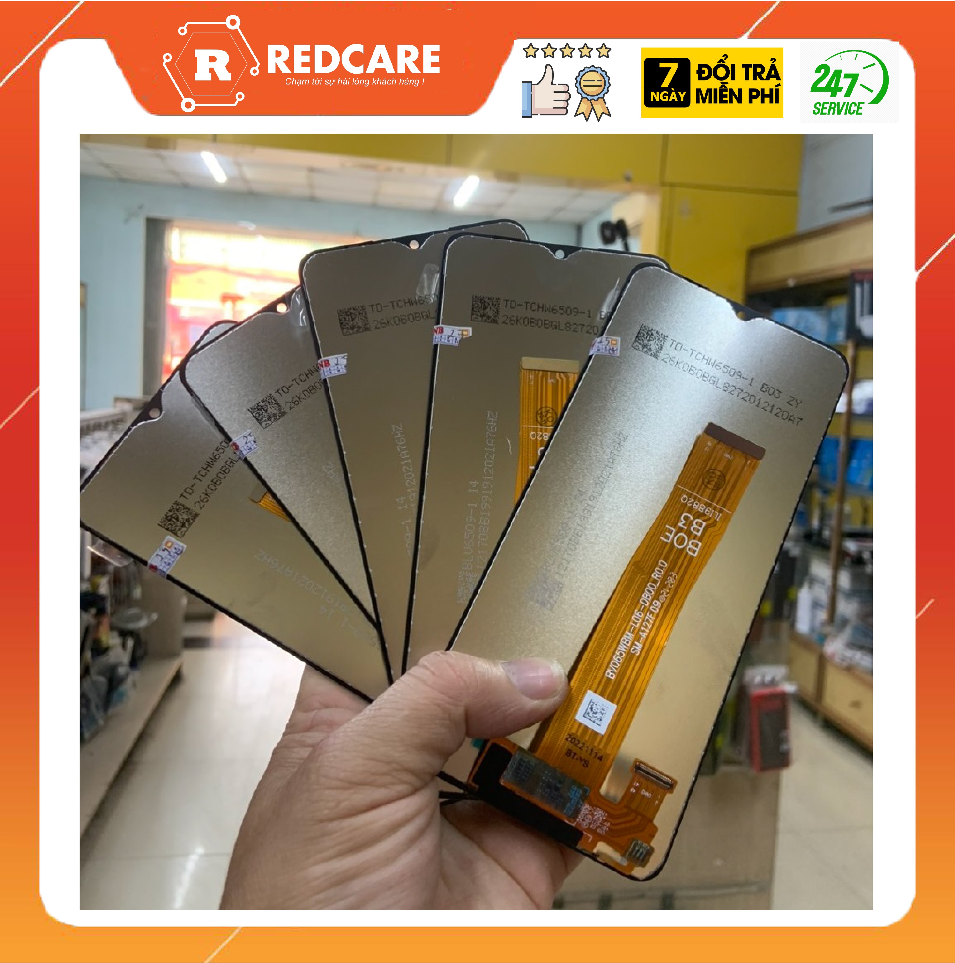 Màn hình zin new samsung a12 a125 a127f a02 m02 m022