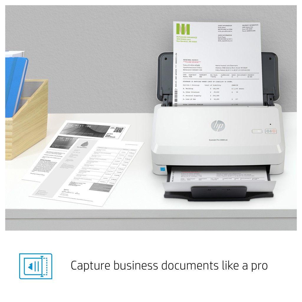 Máy quét hp scanjet pro 3000 s4 máy mới chính hãng scan hai mặt tự động tốc độ cao bảo hành 12 tháng