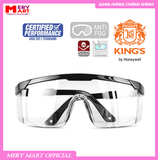 Kính bảo hộ cao cấp Kings KY151 chống bụi chống tia UV bảo vệ mắt