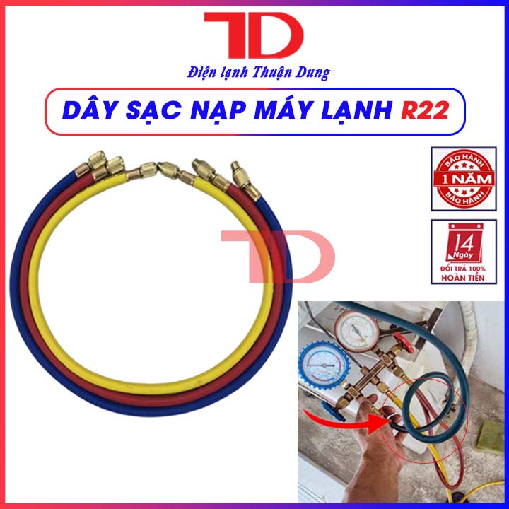 Dây sạc gas Máy Lạnh R22, R134 - Điện Lạnh Thuận Dung