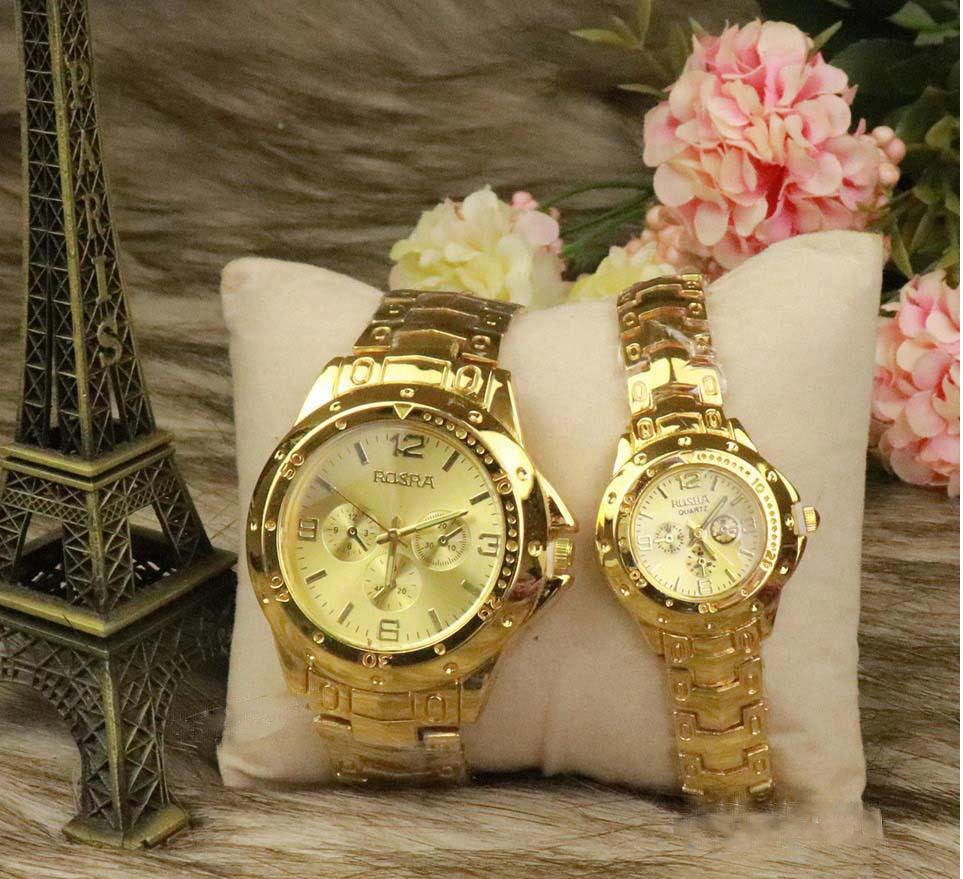 Đồng hồ thời trang Đồng hồ nam nữ Đồng hồ máy pin Đồng hồ Rosra R39 Dây thép không gỉ Bền bỉ Kiểu dáng sang trọng Đẳng cấp