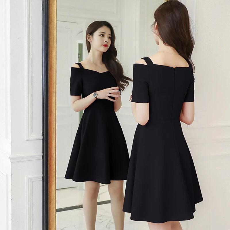 Đầm xòe tiểu thư dịu dàng nữ tính cho các nàng tự tin tỏa sáng / có 2 màu