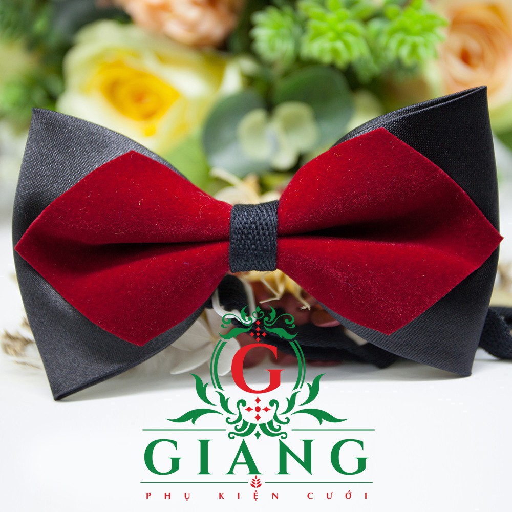[HCM]Nơ chú rể cao cấp - Nơ nhung - Nơ cổ đẹp nam Giangpkc