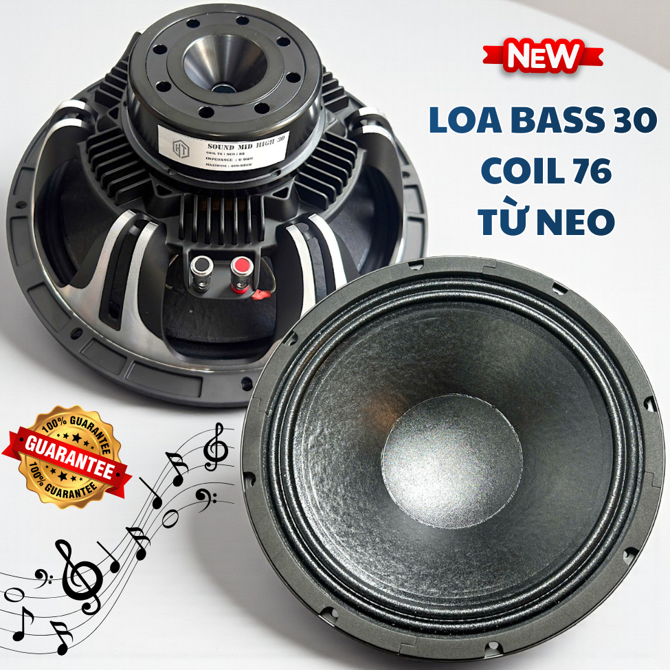 Neo Speaker with 30 Bass Blocks, Separate Coil, 76 Cnc Cast Aluminum Ribs (Price for 1 Piece), High Quality Imported Product, Waterproof Glossy Membrane