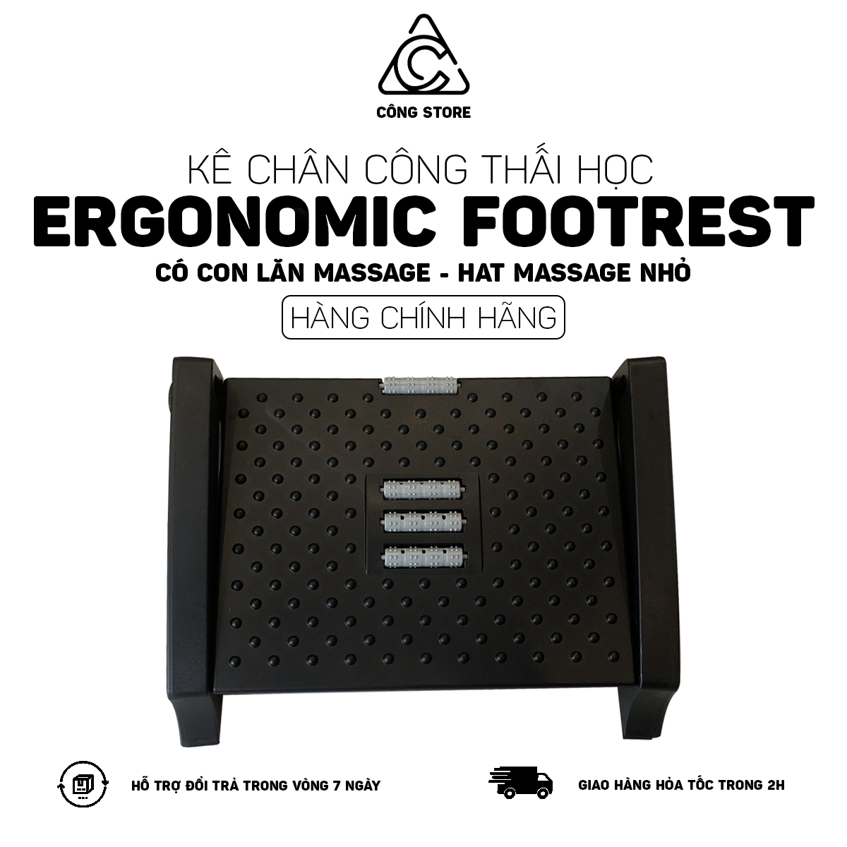 Dụng Cụ Massage Chân-Ghế kê chân văn phòng, giá đỡ, kệ để gác nâng hạ massage tại bàn làm việc, học tập giảm đau mỏi, tê bì, lưu thông khí huyết.