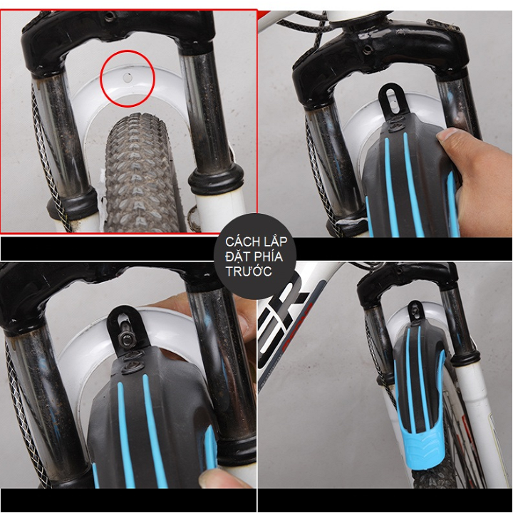 Bộ chắn bùn trước sau cho xe đạp Gía sốc