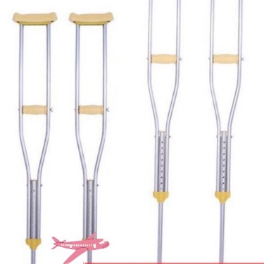 NGƯỜI LỚN Nạng Chống Nách Bằng Hợp Kim Nhôm Giá Rẻ akiko - 1 Chiếc