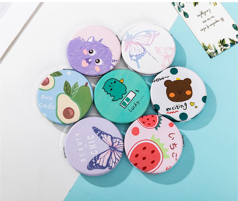 [HCM]Gương mini 2 mặt trang điểm nhiều mẫu