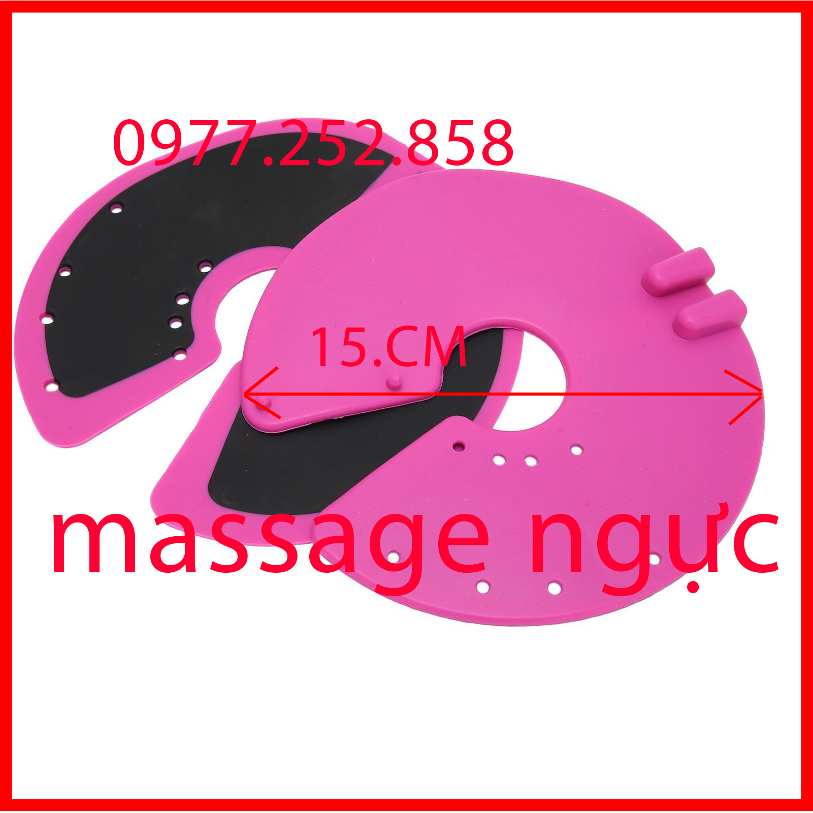 Cặp miếng dán điện xung massage ngực