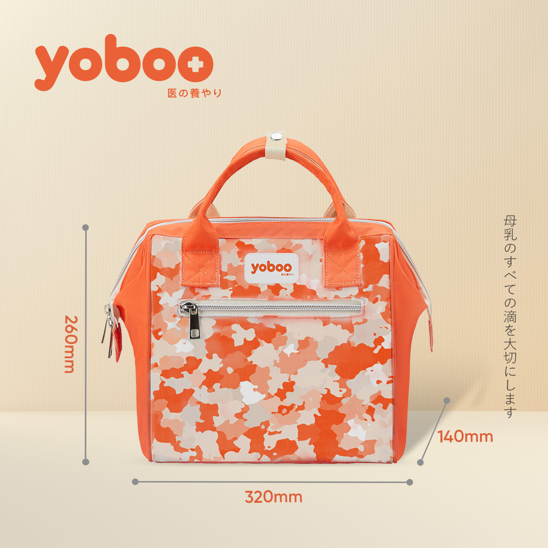 túi đựng bỉm sữa đeo chéo yoboo - chống nước - chất lượng nhật bản 9